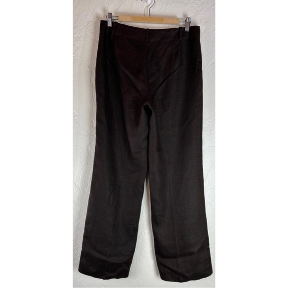 Lauren Ralph Lauren Women's Sanderson Linen Trouser Pants Workwear Office,size 6 - Picture 3 of 9
